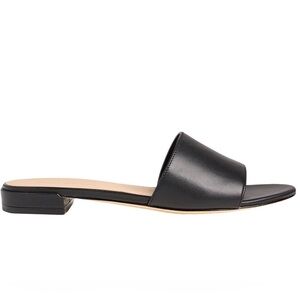 Stuart Weitzman Black Leather Sandals US 7.5